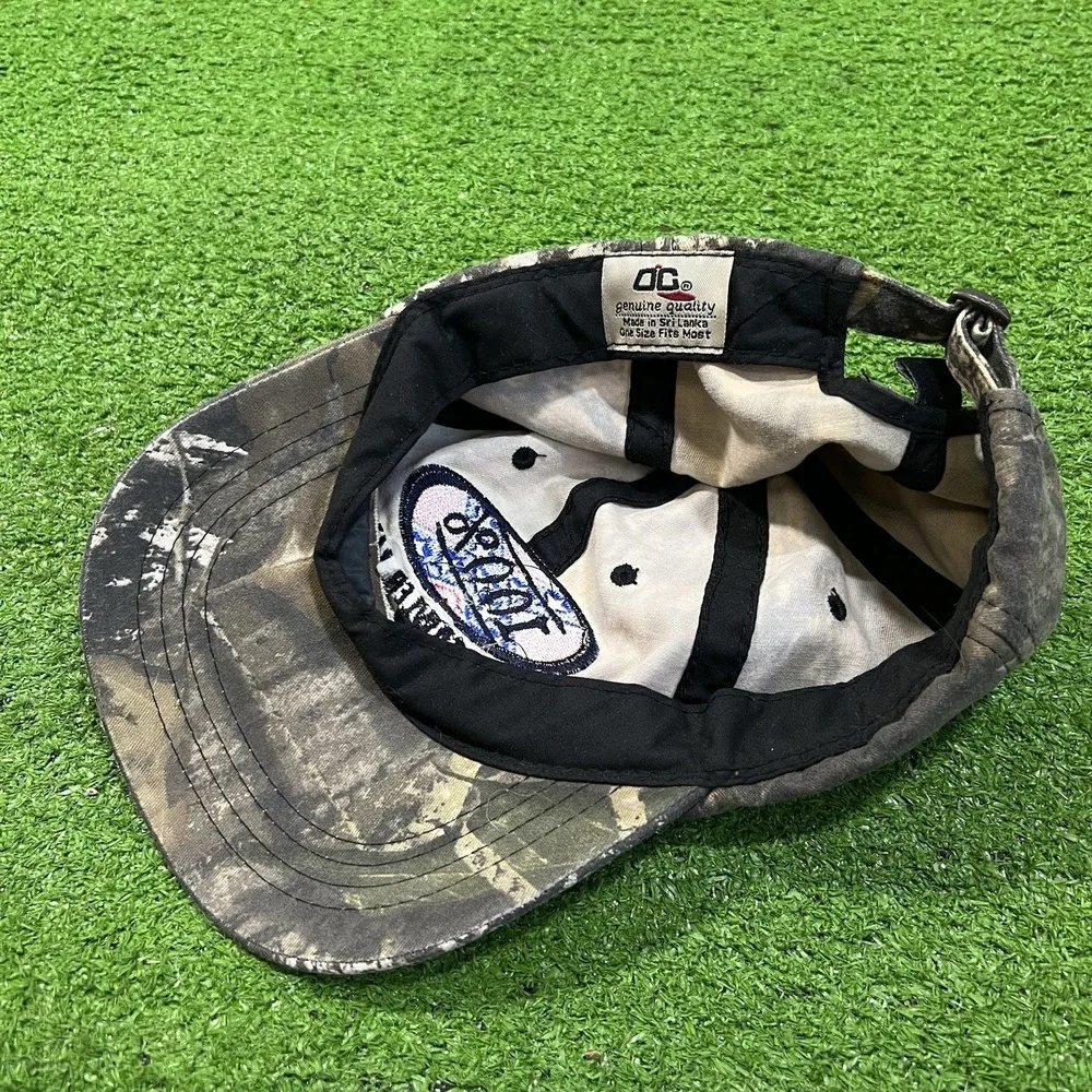 Vintage Mossy Oak Camo‎ Hat 90s Texas Country Concert Merch Kevin Fowler KFF